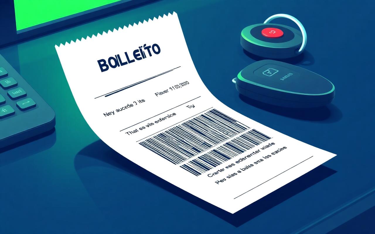 Boleto Stellantis impresso com código de barras — guia para emitir a 2 via Stellantis atualizada
